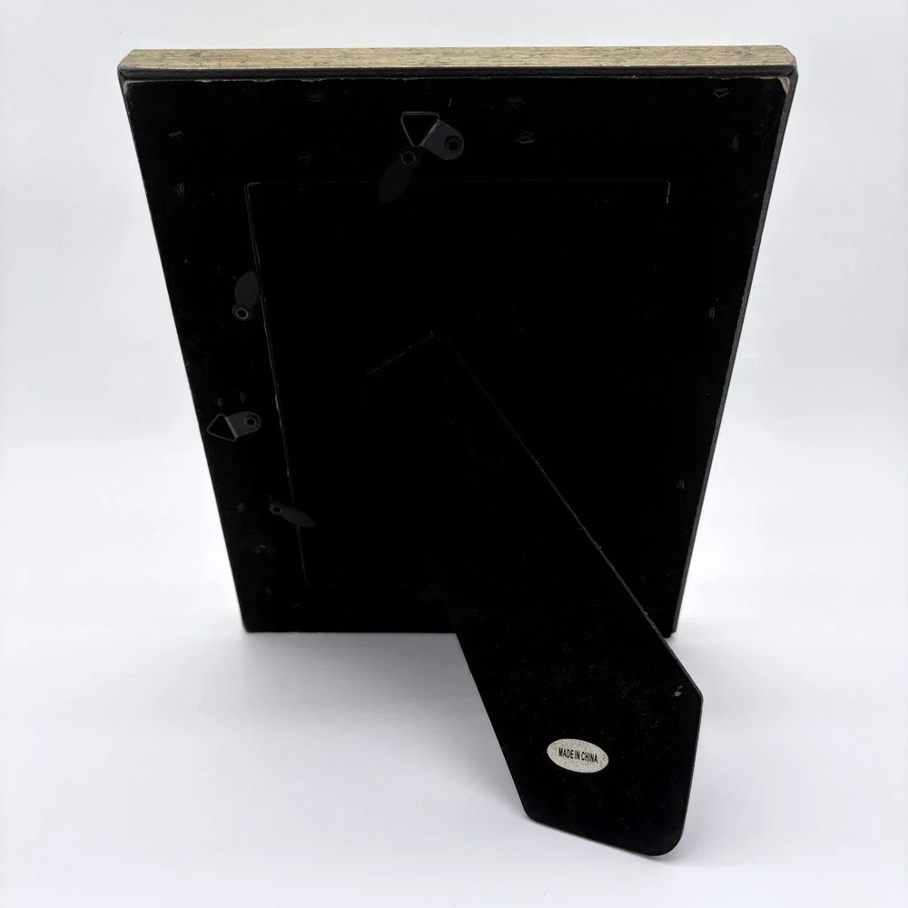 Vintage Beveled Mirror Picture Frame 5x7 Hollywood Regency Glam Vanity Decor